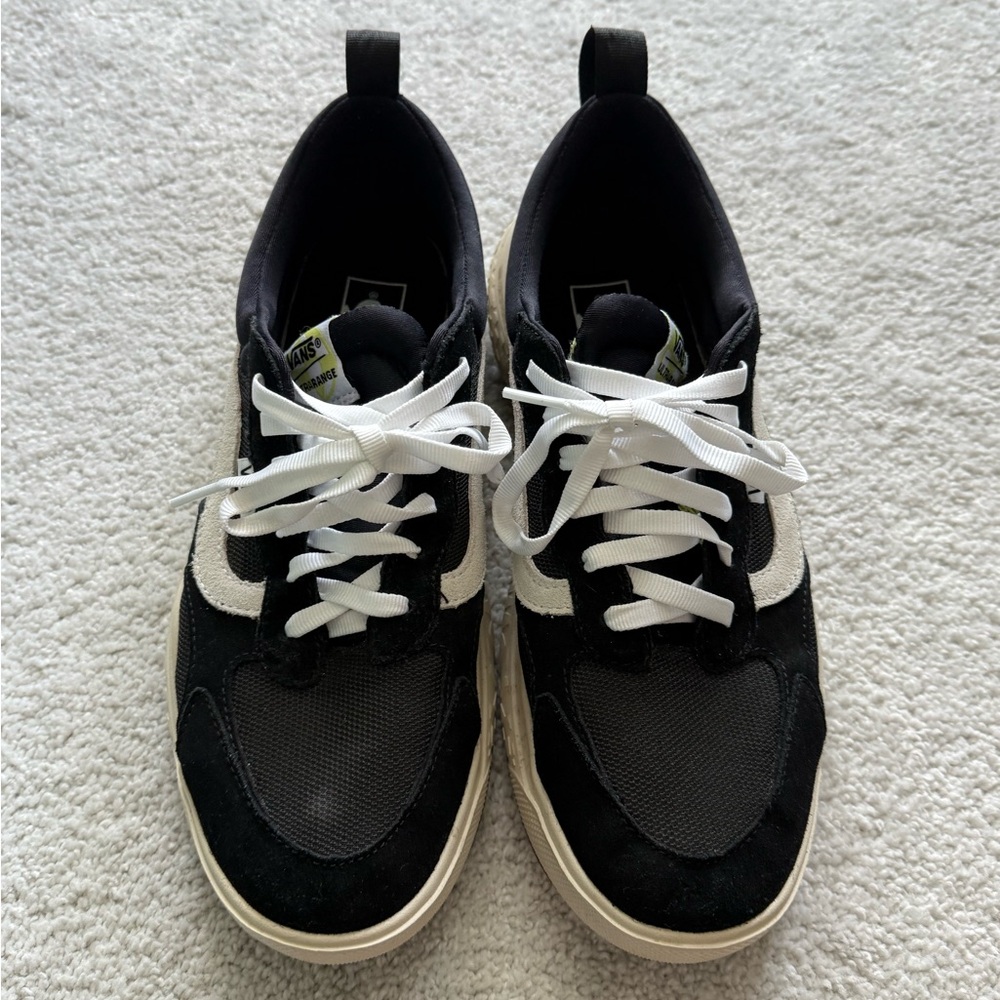 Vans Black and White Athletic Shoes